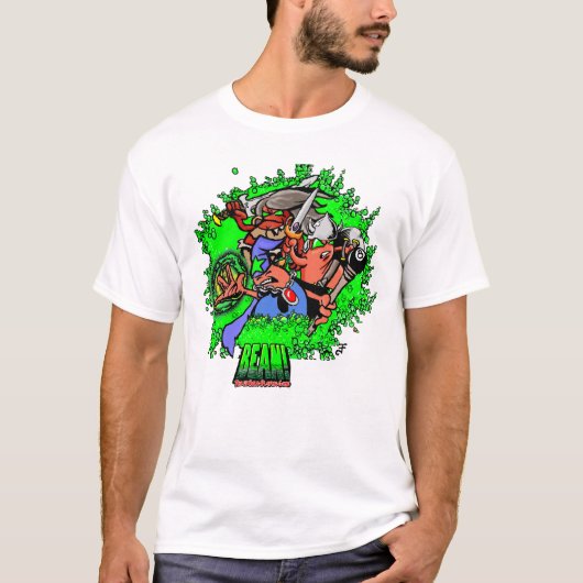 BEAN! Helden Mannen T-shirt (Voorkant)