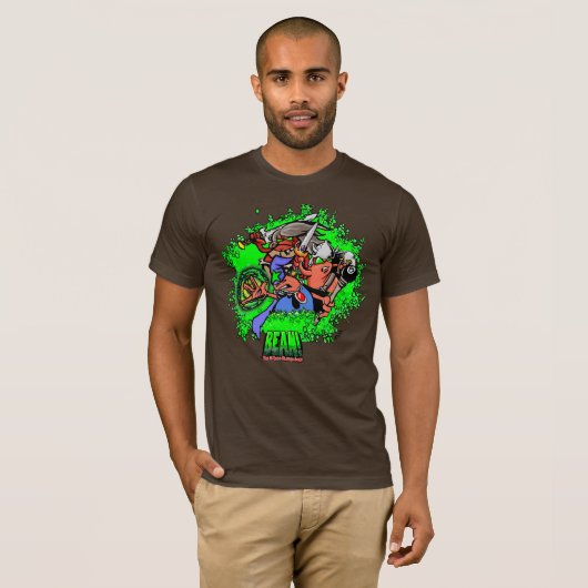 BEAN! Heroes Men's    T-shirt (Voorkant volledig)