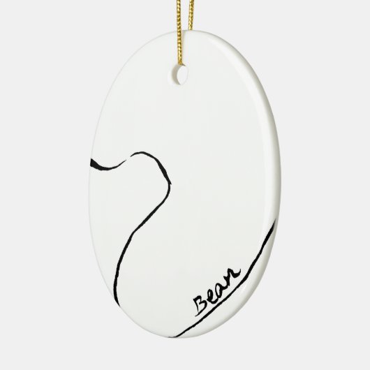 Bean Keramisch Ornament (Links)