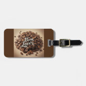 Bean Lover Koffiebonen Bagagelabel (Voorkant horizontaal)