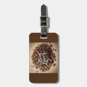 Bean Lover Koffiebonen Bagagelabel (Voorkant verticaal)