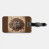 Bean Lover Koffiebonen Bagagelabel (Achterkant horizontaal)