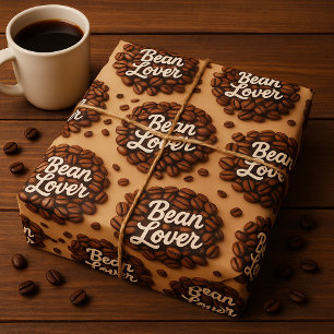 Bean Lover Koffiebonen Cadeaupapier