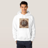 Bean Lover koffiebonen esthetisch Hoodie (Voorkant volledig)