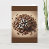 Bean Lover koffiebonen esthetisch Kaart (Voorkant)