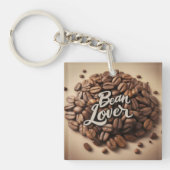 Bean Lover koffiebonen esthetisch Sleutelhanger (Voorkant)