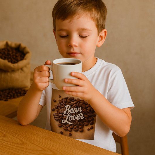 Bean Lover koffiebonen esthetisch T-shirt