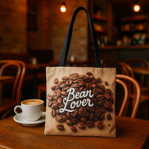 Bean Lover koffiebonen esthetisch Tote Bag
