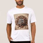 Bean Lover koffiebonen Mannen Actief T-shirt (Voorkant)