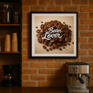Bean Lover Koffiebonen Poster