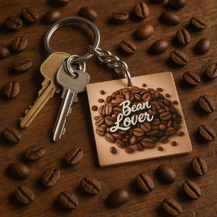 Bean Lover Koffiebonen Sleutelhanger