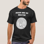 Bean Me Up Hottie Alien Coffee Design T-shirt (Voorkant)