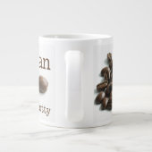 Bean Me Up Scotty Coffee Bean Humor Grote Koffiekop (Achterkant)