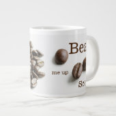 Bean Me Up Scotty Coffee Bean Humor Grote Koffiekop (Voorkant rechts)