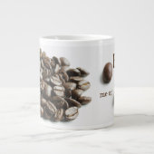 Bean Me Up Scotty Coffee Bean Humor Grote Koffiekop (Voorkant)
