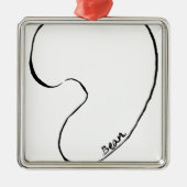 Bean Metalen Ornament (Voorkant)