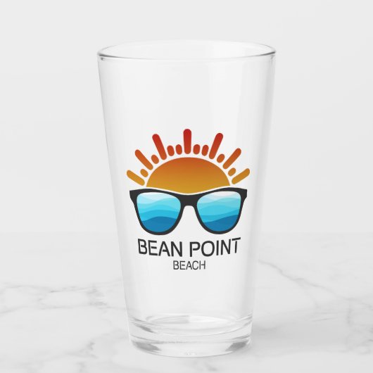 Bean Point Beach Florida zonnebril Glas (Voorkant)