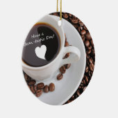 Bean-tastic Coffee Celebration Keramisch Ornament (Rechts)