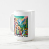 Bean There, Done That - Grappig Bigfoot-ontwerp Koffiemok (Voorkant links)