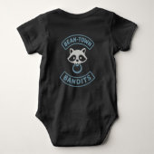 Bean-Town Bandit Blue Romper (Achterkant)
