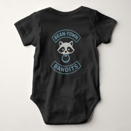 Bean-Town Bandit Blue Romper