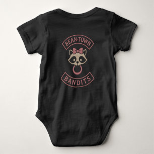 Bean-Town Bandit Pink Romper