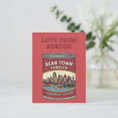Bean Town Voor altijd Boston Briefkaart (Staand voorkant)