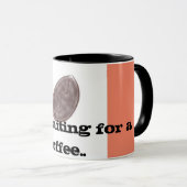 Bean wachtende mok (Voorkant rechts)