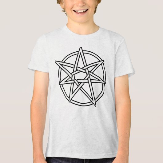 BEAN! Wizard Star Boy's    Tri-Blend Shirt (Voorkant)