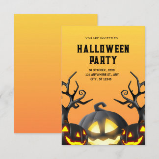 Beangstigend hilarisch: een Halloween-achtervolgin Kaart