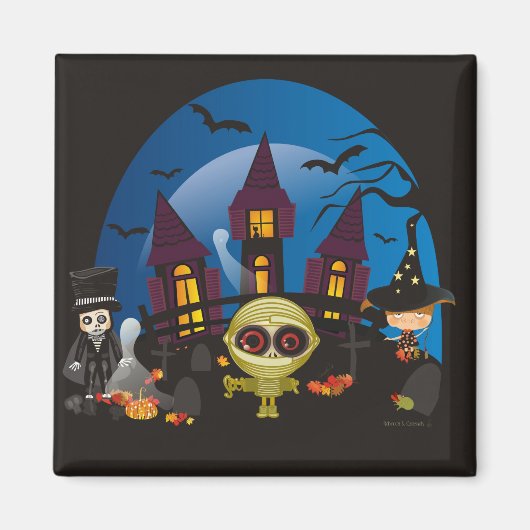 Beangstigende nacht magneet (Voorkant)