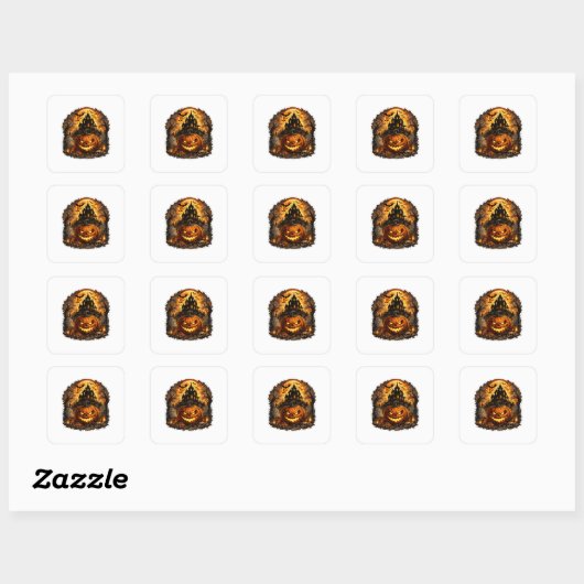 🎃 Beangstigende Pompoen Halloween Vinyl Sticker | (Vel)