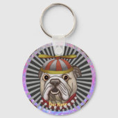 Beanie BullDog sleutelhanger (Voorkant)