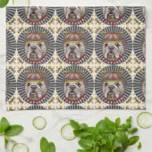 Beanie Bulldog Theedoek (Gevouwen)