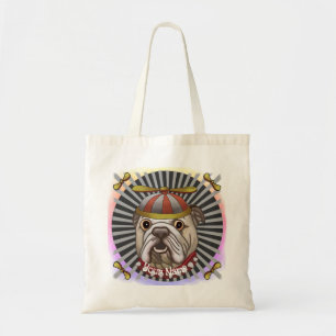 Beanie Bulldog Tote Bag