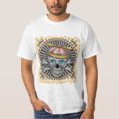 Beanie Hat Skull T-shirt (Voorkant)
