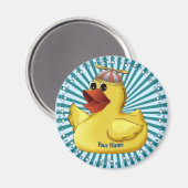 Beanie Pet Rubber Duck Magneet (Voorkant / Achterkant)