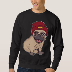 Beanie Pug Classic T-shirt 459