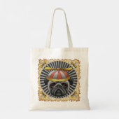 Beanie Pug Tote Bag (Achterkant)
