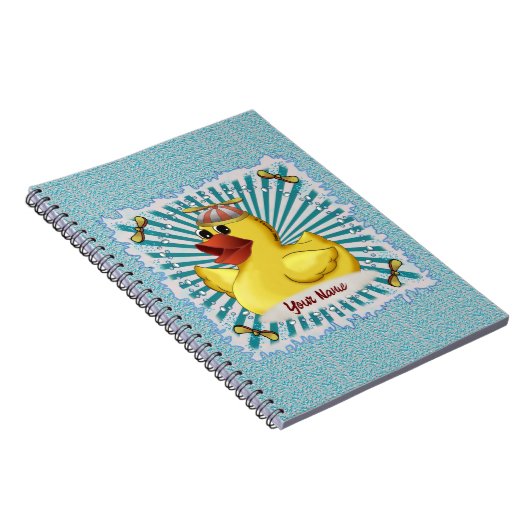 Beanie Rubber Duck Notitieboek (Rechterzijde)