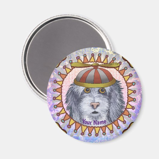 Beanie SheepDog Magneet (Voorkant / Achterkant)