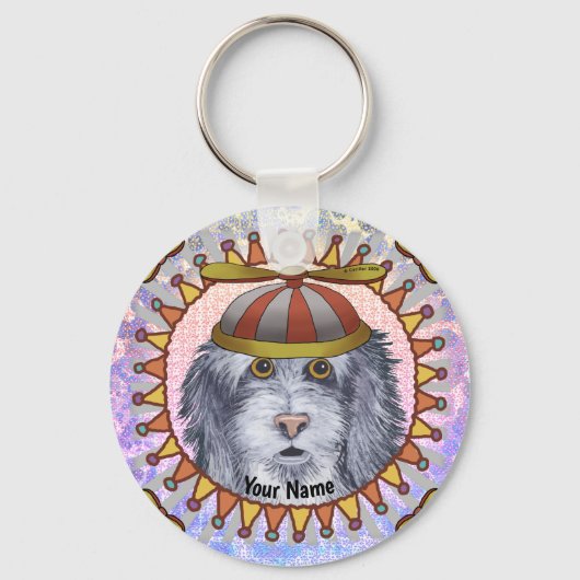 Beanie Sheepdog-sleutelhanger Sleutelhanger (Voorkant)