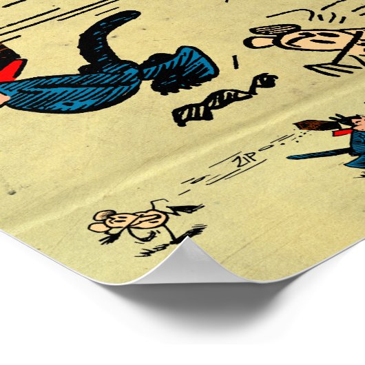 "Beanings we hebben gekend" vierkant Poster (Hoek)