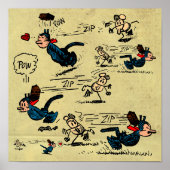 "Beanings we hebben gekend" vierkant Poster (Voorkant)