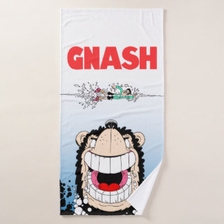 Beano Gnasher "Jaws" parodie badhanddoek 🛁