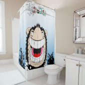 Beano Gnasher "Jaws" parodie douchegordijn 🚿 (In situ)