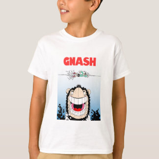 Beano Gnasher "Jaws" parodie op het kinder T-shirt