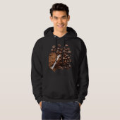 Beans Coffee Men’s Hoodie | Coffee Beans Graphic (Voorkant volledig)