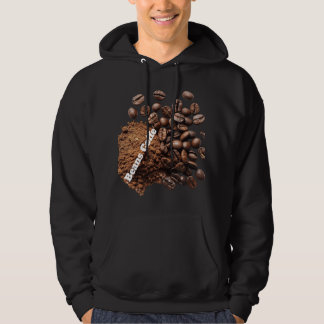 Beans Coffee Trui | Vintage Coffee Beans Grafisch Hoodie