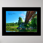 Bean's Leap Helen Keller Quote Poster (Voorkant)